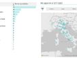 La mappa con la suddivisione regione per regione delle strutture accreditate al bonus