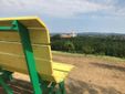 La vista dalla panchina