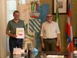 Un'altro scatto dei due primi cittadini