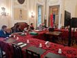 Un momento della conferenza stampa