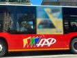 Un bus vuoto in altra fascia oraria