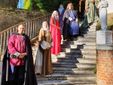 Alcune immagini del film storico girato al Castello di Pomaro sulla stirpe Aleramica