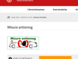 Uno screenshot della pagina relativa le misure antismog sul sito del Comune