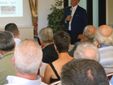 Un momento dell'intervento di Roberto Chialva