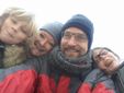 Claudio ritratto con la sua famiglia