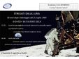 La locandina dell'evento dedicato all'allunaggio