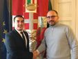 L'assessore Bona e il sindaco Rasero