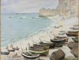 Claude Monet - Barche sulla spiaggia di Etrenat (1883), Olio su tela, 65x81 cm, Fondation Bemberg, Toulouse