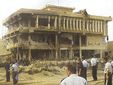 La palazzina distrutta dall'esplosione (foto tratta dal sito dell'Arrma dei Carabinieri)