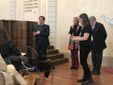 Un'istantanea relativa l'intervento di Filippo Ghisi, direttore di Asti Musei