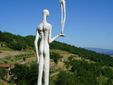 Un'altra delle opere esposte nel parco Quarelli