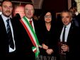 Nella foto, da sinistra: l'assessore Alessandro Borio, il sindaco Cavallero, l'assessore Laura Bianco e l'assessore regionale all'Agricoltura Marco Protopapa