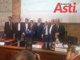 Da sx: Lanfranco, Sacco, Cirio, Goria, Rasero, Mobrici, Dardanello, Mazzeo