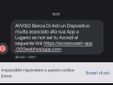 L'SMS 'civetta' inviato dai truffatori