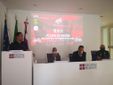 Un momento della conferenza stampa