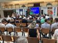 Alcuni momenti dell'inaugurazione tenuta oggi a Novara