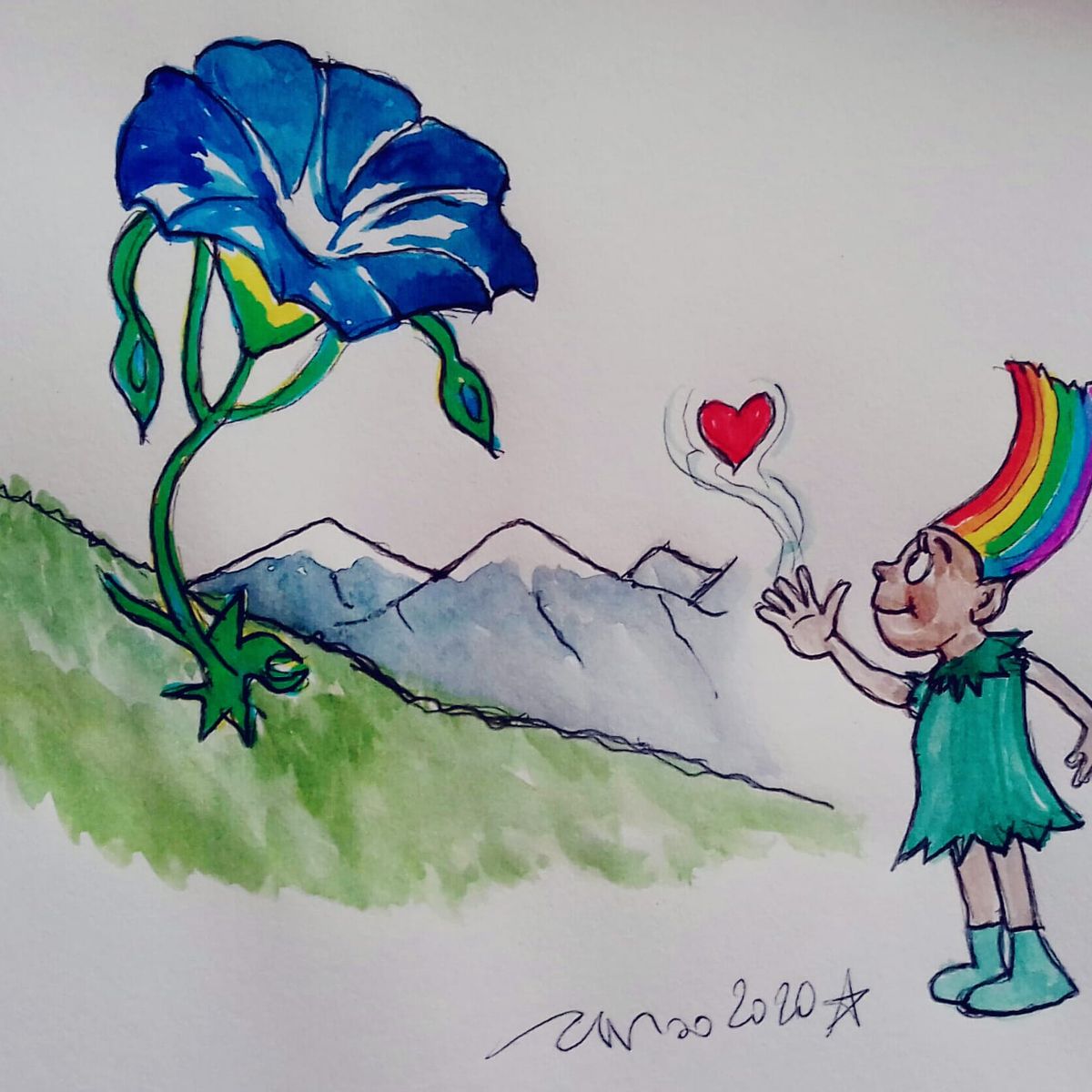 #FavoleaCasa di oggi propone “Il fiore blu”, la favola psicologica per imparare a “scalare” le vette della speranza, letta e commentata da Fata Zucchina con un ricordo speciale dedicato ad Alberto, grande amico della montagna