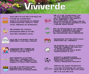 La locandina di &quot;Viviverde&quot; 2024
