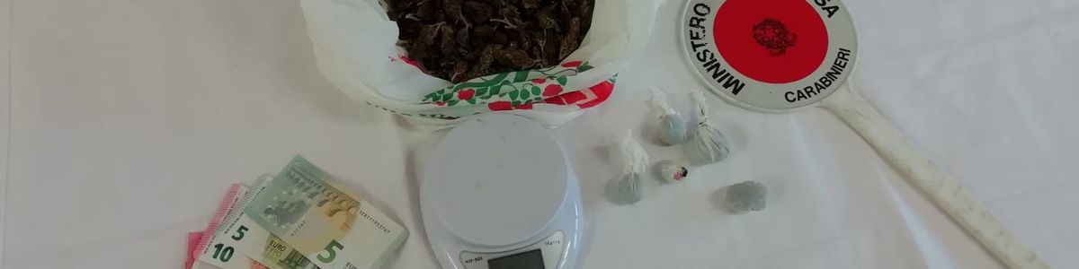 Lo stupefacente posto sotto sequestro