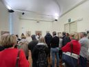 L'inaugurazione della mostra