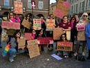Una manifestazione di Nudm di Asti (Merphefoto)