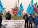 Lo sciopero fuori dal Borgo il 30 marzo