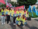 Protesta a Torino dei sindacati per dire no alla privatizzazione di Poste Italiane: &quot; Un danno ai diritti e agli interessi dei cittadini&quot;