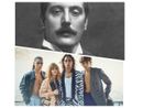 Montaggio fotografico tra Giacomo Puccini e i Maneskin