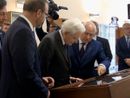Sergio Mattarella visita la mostra