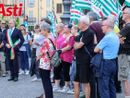 Una recente manifestazione di piazza a cui era presente la Cisl (Merphefoto)