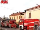 Incendio appartamento in corso Alessandria al bivio per Castiglione