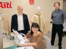 Marina Bergantin con Beppe Amico e don Simone Unere (ph. Merfephoto - Efrem Zanchettin)