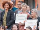 Virna Supin, alle spalle Vincenzo Pagliero