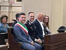 Diego Musumeci nella prima uscita ufficiale da sindaco