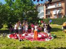 Alcune immagini del pomeriggio di giochi