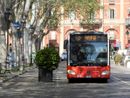 Un bus in servizio sulla linea 2