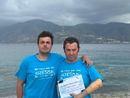 Andrea Lanari (a destra) con l'astigiano Giacomo Sardo