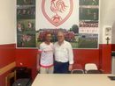 Tato Zdravko Manasiev con il patron Scavino