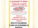 &quot;Cassonetti pieni, tasche vuote&quot;: presidio annunciato prima del consiglio comunale aperto, lunedì 8 luglio