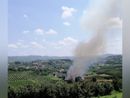 Ancora in corso a Castagnole delle Lanze l'intervento dei vigili del fuoco per un incendio in frazione Olmo [VIDEO]