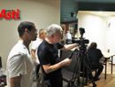 Le riprese del cortometraggio (Merohefoto)