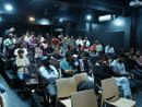 Parte del pubblico che ha assistito alla proiezione di Pune, in India