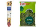 Conad richiama lotti di spinaci e strolghino per possibile presenza del batterio della Listeria