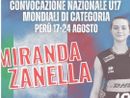 Volley Under 17: Miranda Zanella del Club76 PlayAsti vola in Perù con la Nazionale
