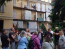 Alcune immagini dell'incontro organizzato dal coordinamento in via Dogliotti