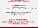 Nizza Monferrato ricorda Matteotti: un incontro per riflettere sul suo pensiero politico
