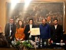Lo scrittore astigiano Paolo Davide Manina  brilla alla Biennale d'Arte di Sondrio