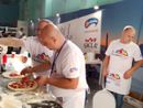 Nella foto i pizzaioli Zorancho Zafirov, Kire Zafirov e Petar Zafirov