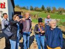 Un sopralluogo della consigliera regionale Ravinale con i consiglieri astigiani, sulle zone dove dovrebbero partire i lavori del Caso (MerfePhoto)
