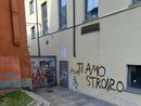 Il muro dietro il Teatro Alfieri di Asti Il muro dietro il Teatro Alfieri di Asti